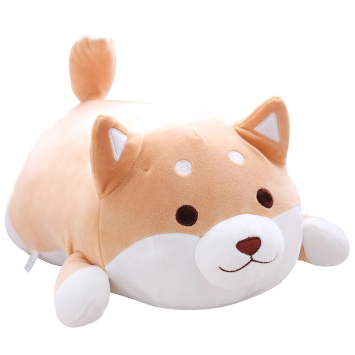 Vackerljus Knubbig Shiba Inu i plysch, gosedjur och kudde
