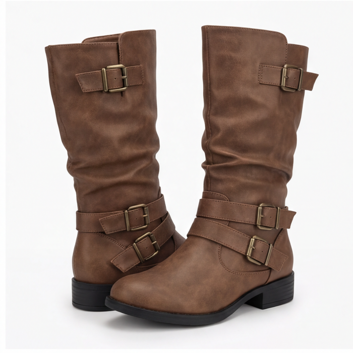Strova - Zgniecione boots till mitten av vaden