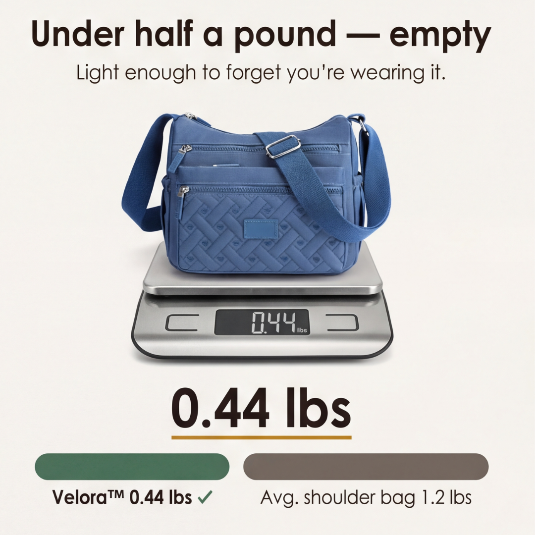 Velora – Lätt quiltad väska över axeln