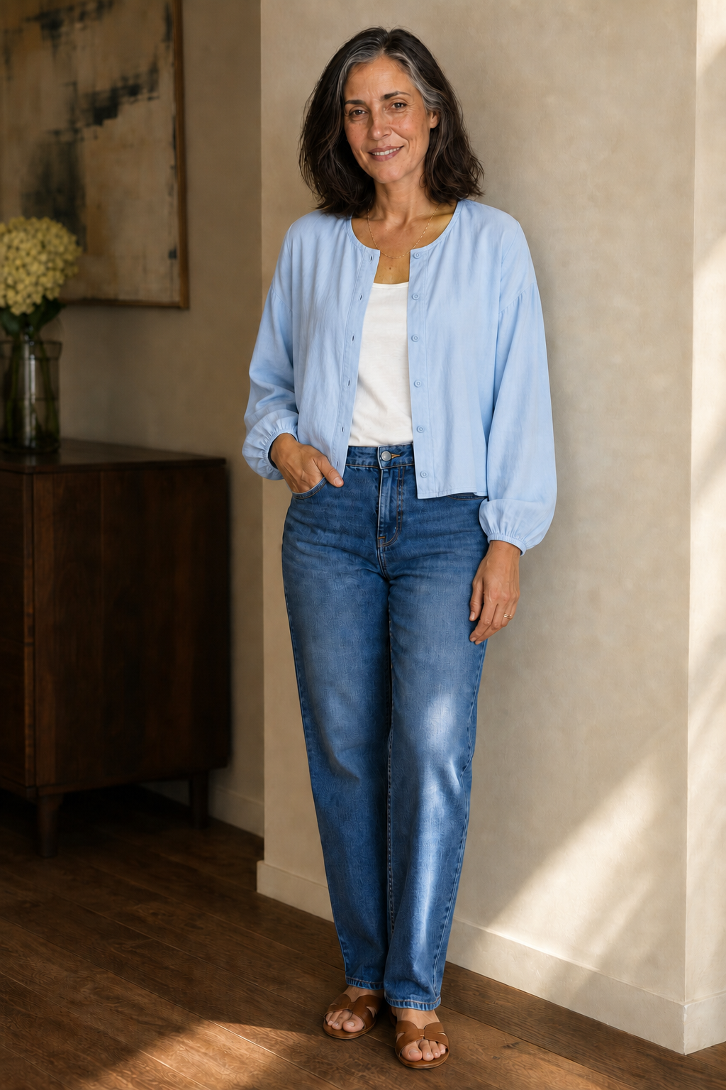 Wearbella – Lös skjorta z knappar