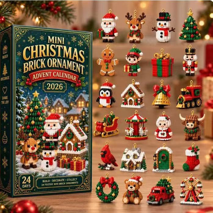 Vackerljus Adventskalender med 24 mini julprydnader att bygga