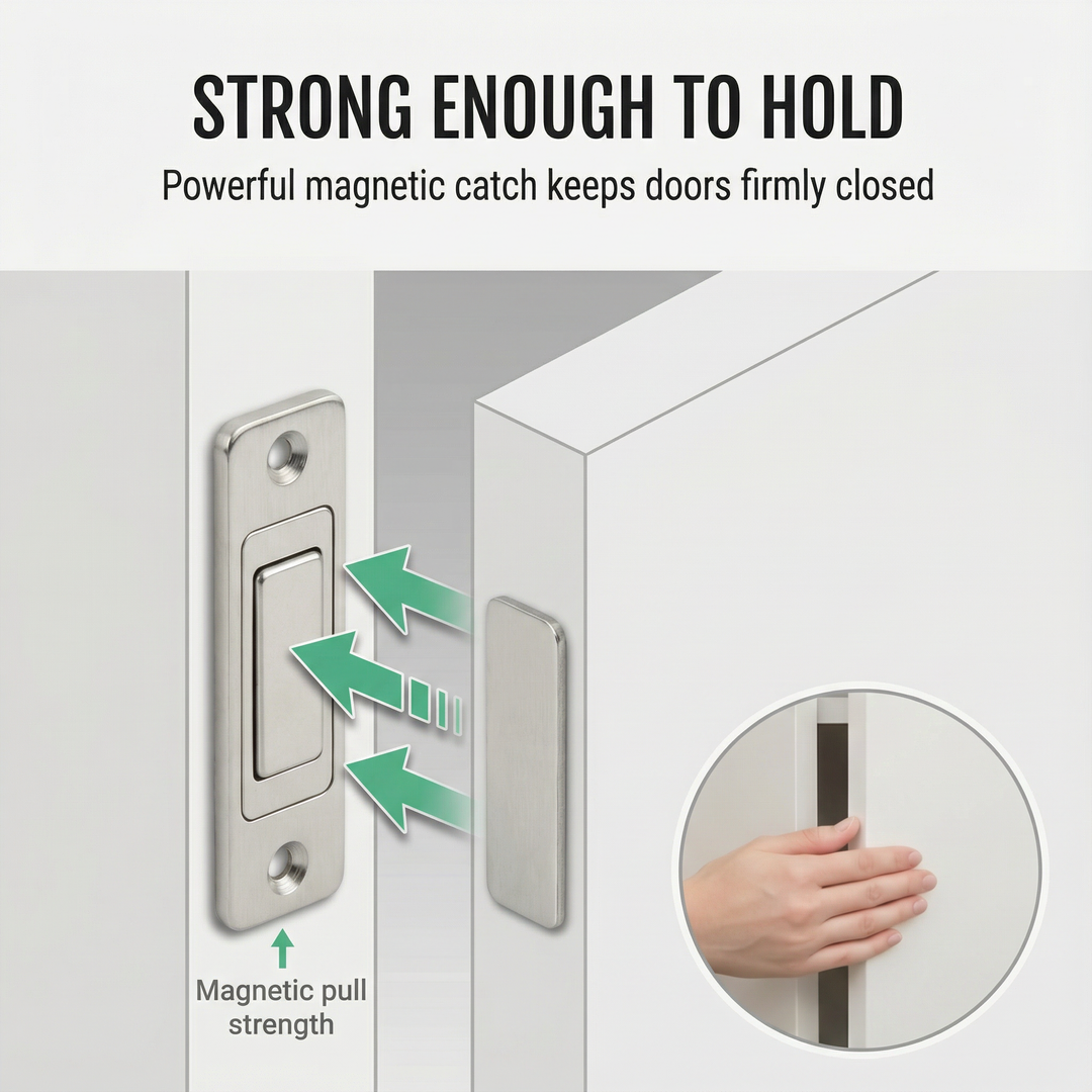 Snaplock - Ultra cienny magnet för drzwi szafek (opakowanie 5 stycken)