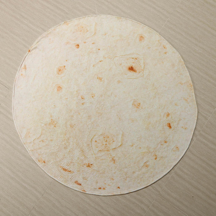 Vackerljus Tortillafilt i flanell, rund eller rektangulär