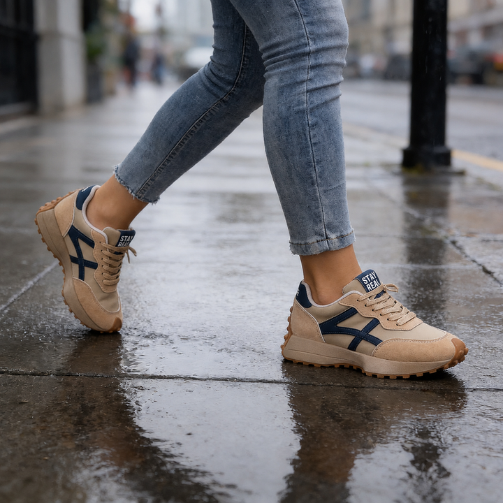 Solenne – Płaskie, Nieslizgające Sneakers Chunky