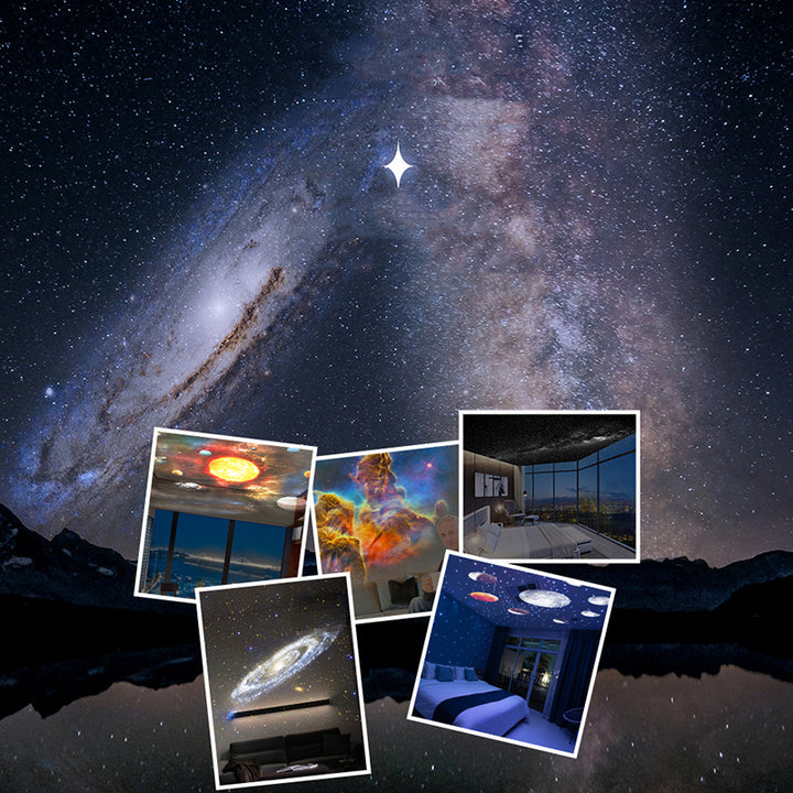 Planetarieprojektor visar planeter i tak