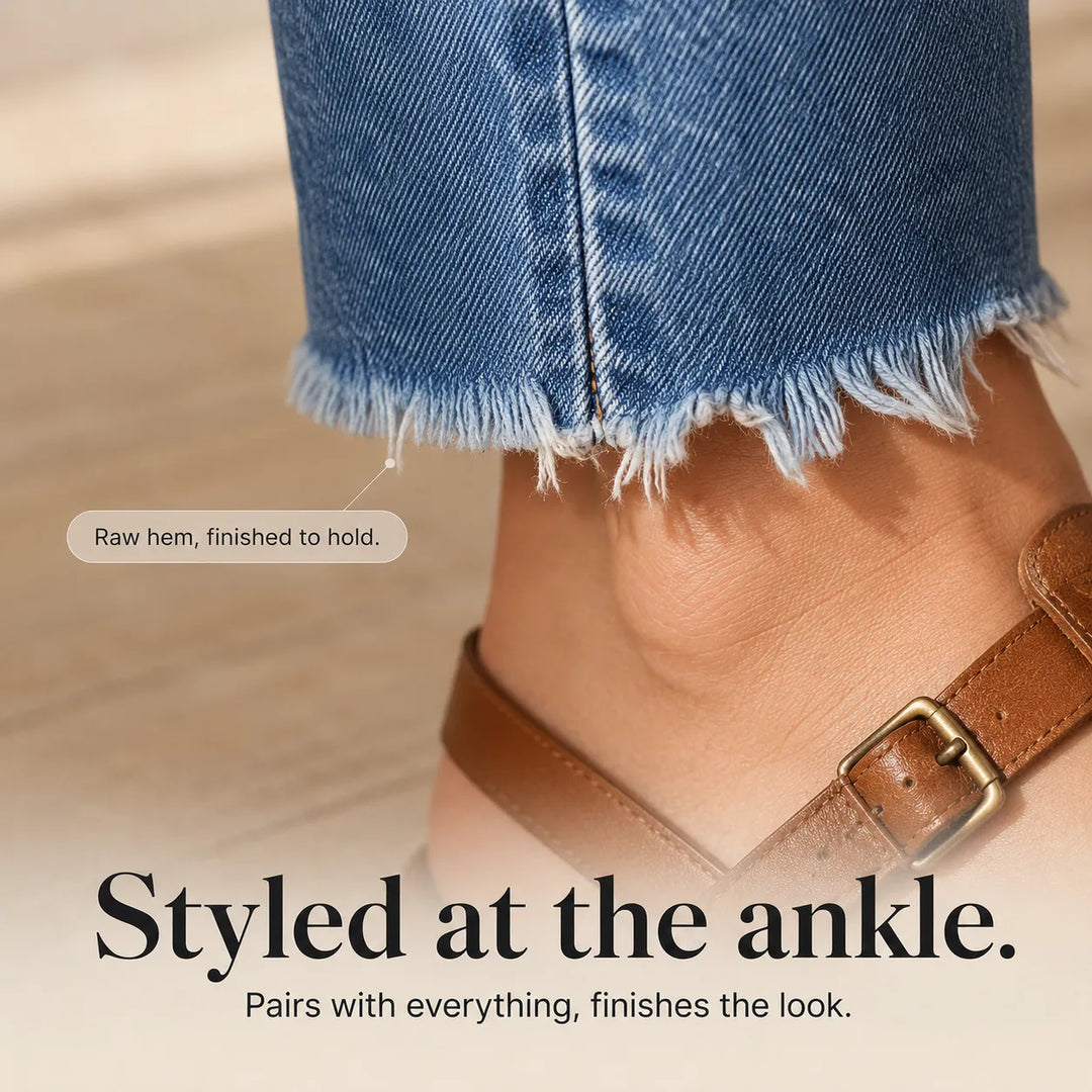 Denara – Mjuka, stretchiga, zniszczone, korta jeans för kvinnor