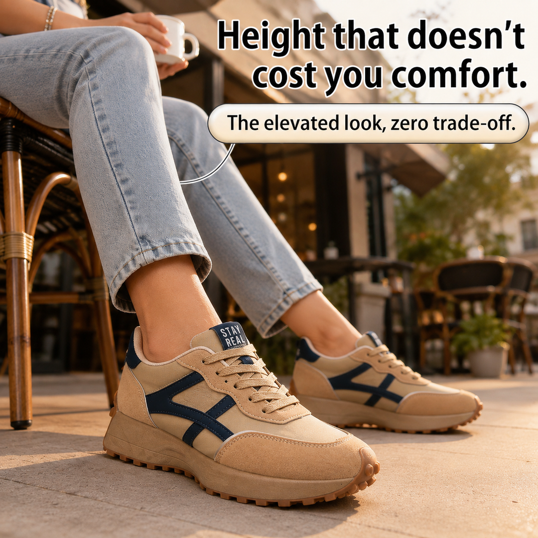Solenne – Płaskie, Nieslizgające Sneakers Chunky