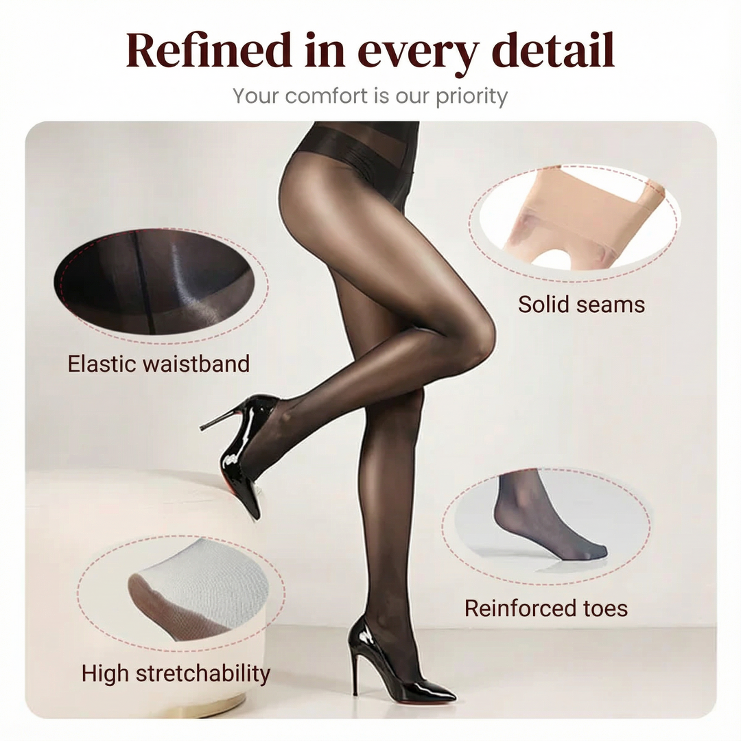 Silkara Tights Wysokie w Tasiemce