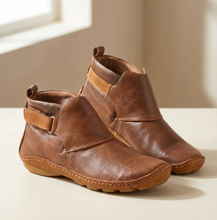 Solena - Dam justerbara boots ankelhöga dla wrażliwych fötter