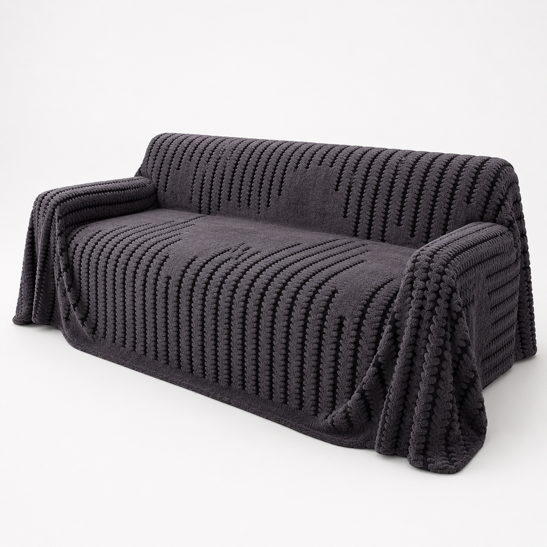 Snugstay – Pluszowy Överdrag på Sofę z Antypoślizgowym Rozciągliwym Materialem