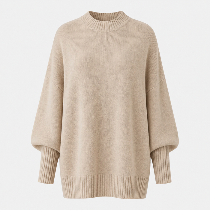 Veluna - Dam overStorlek'owy tröja z mieszanki ull