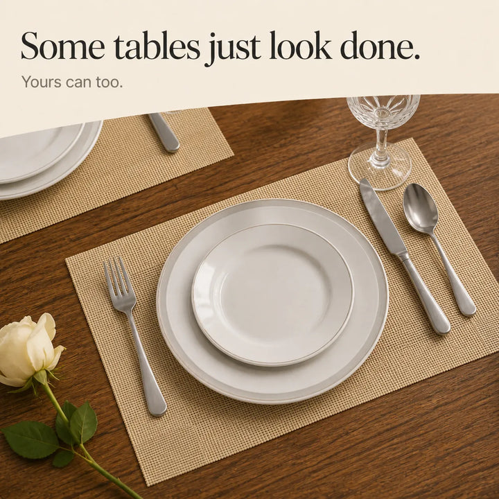 Wovella – Woven Vinyl Placemats, Set 4 sztuk
