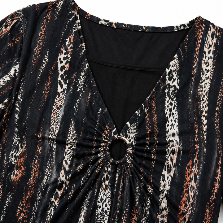 Wearbella – Top z drapowanym przodem i urringning i form av litery V