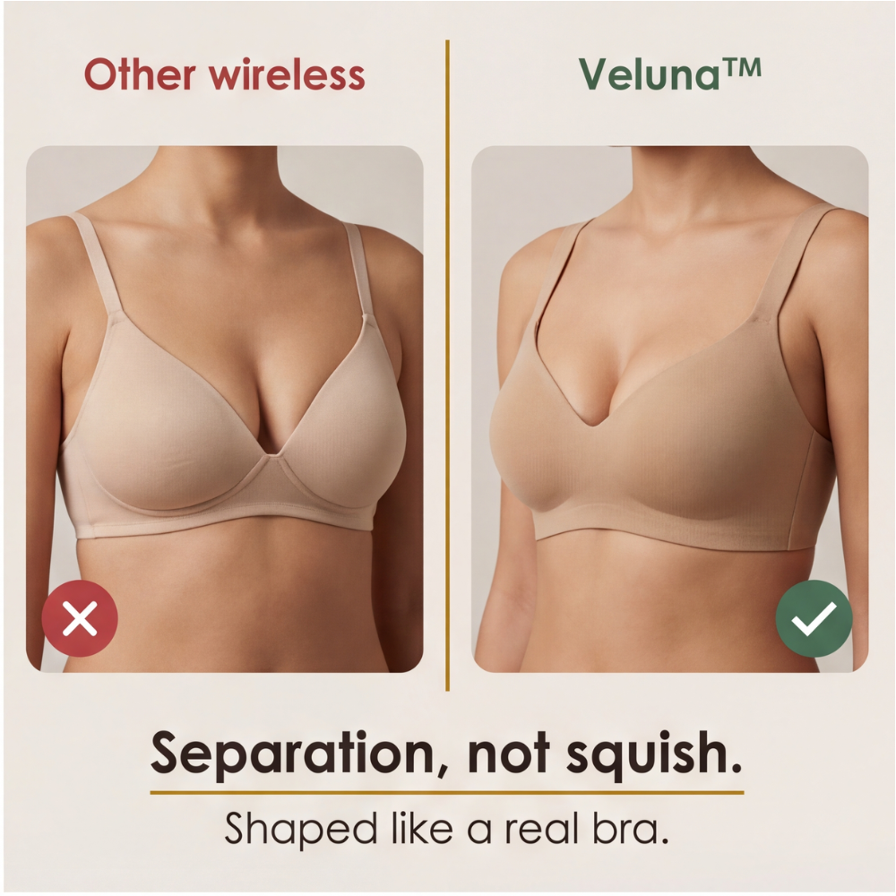 Veluna – Trådlös bh Jelly Strip dla bekvämlighet hela dagen