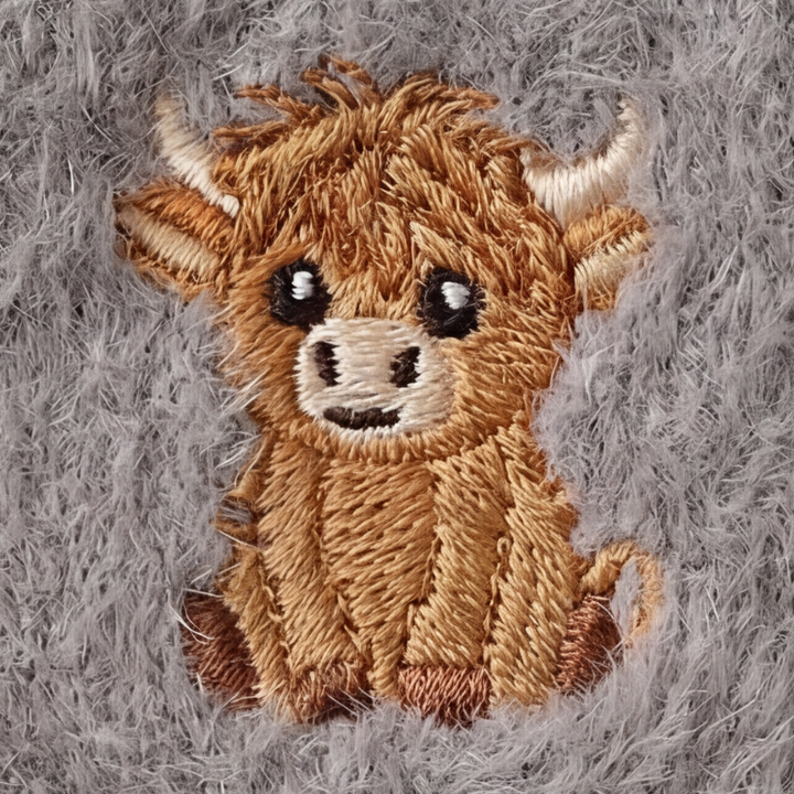 Cozymoo – Skarpety z Fuzzy Highland Cow