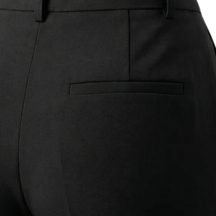 Elara – Byxor garniturowe dam med hög midja i vida ben
