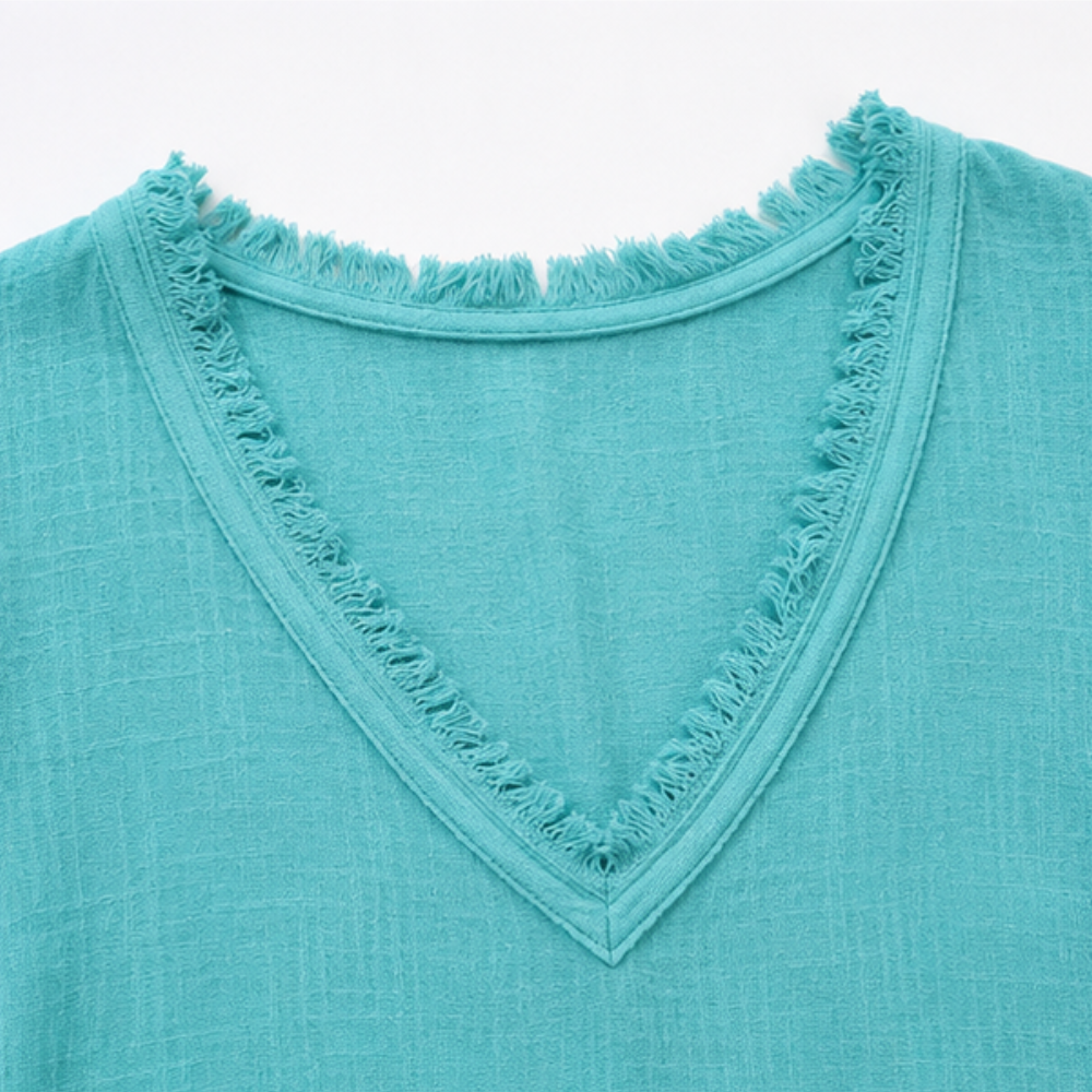 Wrenfare – Top z koronkowym finish ärmar