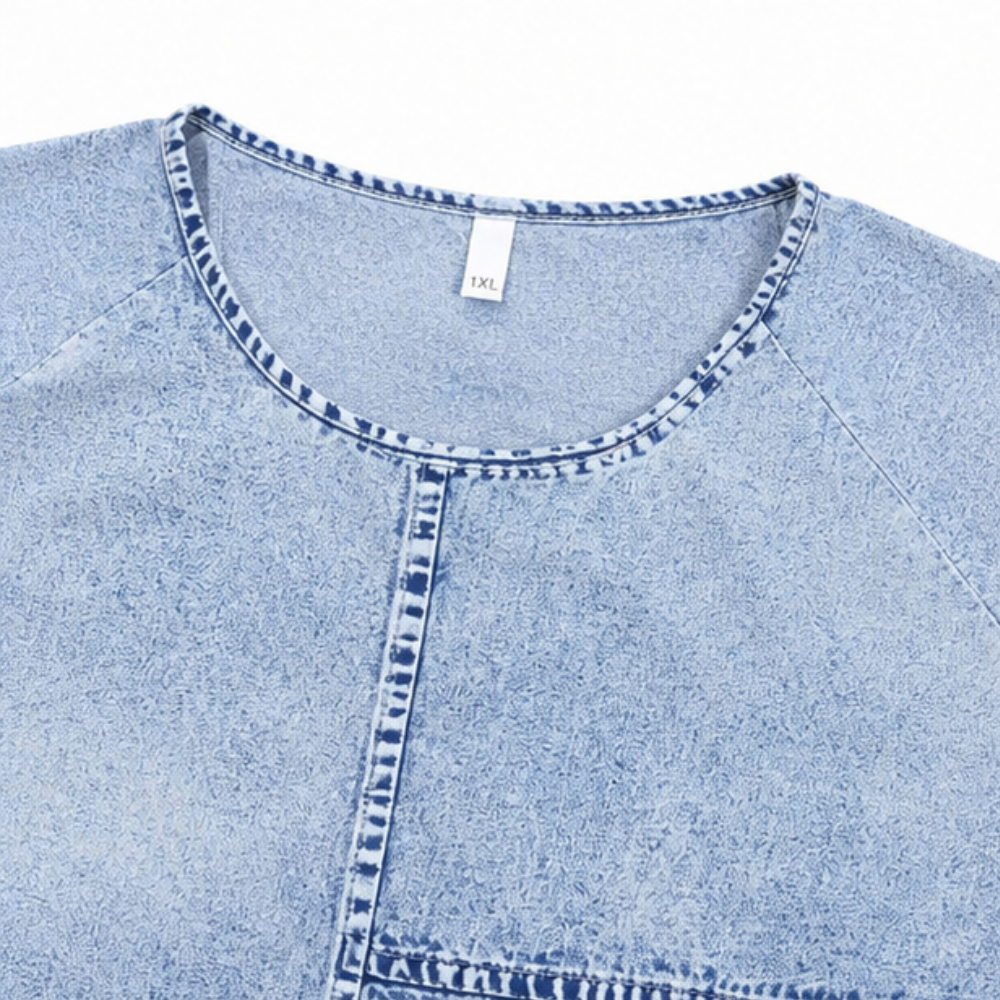 Denimly – Tunika T-Shirt, Som Obrysowuje, Aldrig Inte Powiększa