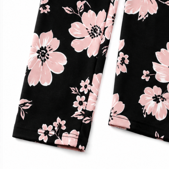 Wearbella – Set z podwójną warstwą: top i kwieciste byxor breda