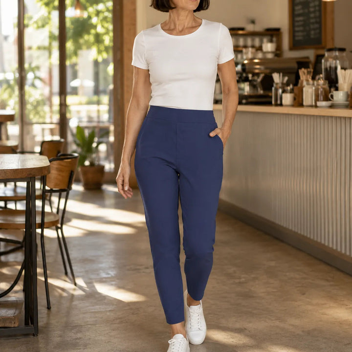 Wearlyn – Byxor 7/8 med hög midja i głębokimi kieszeniami