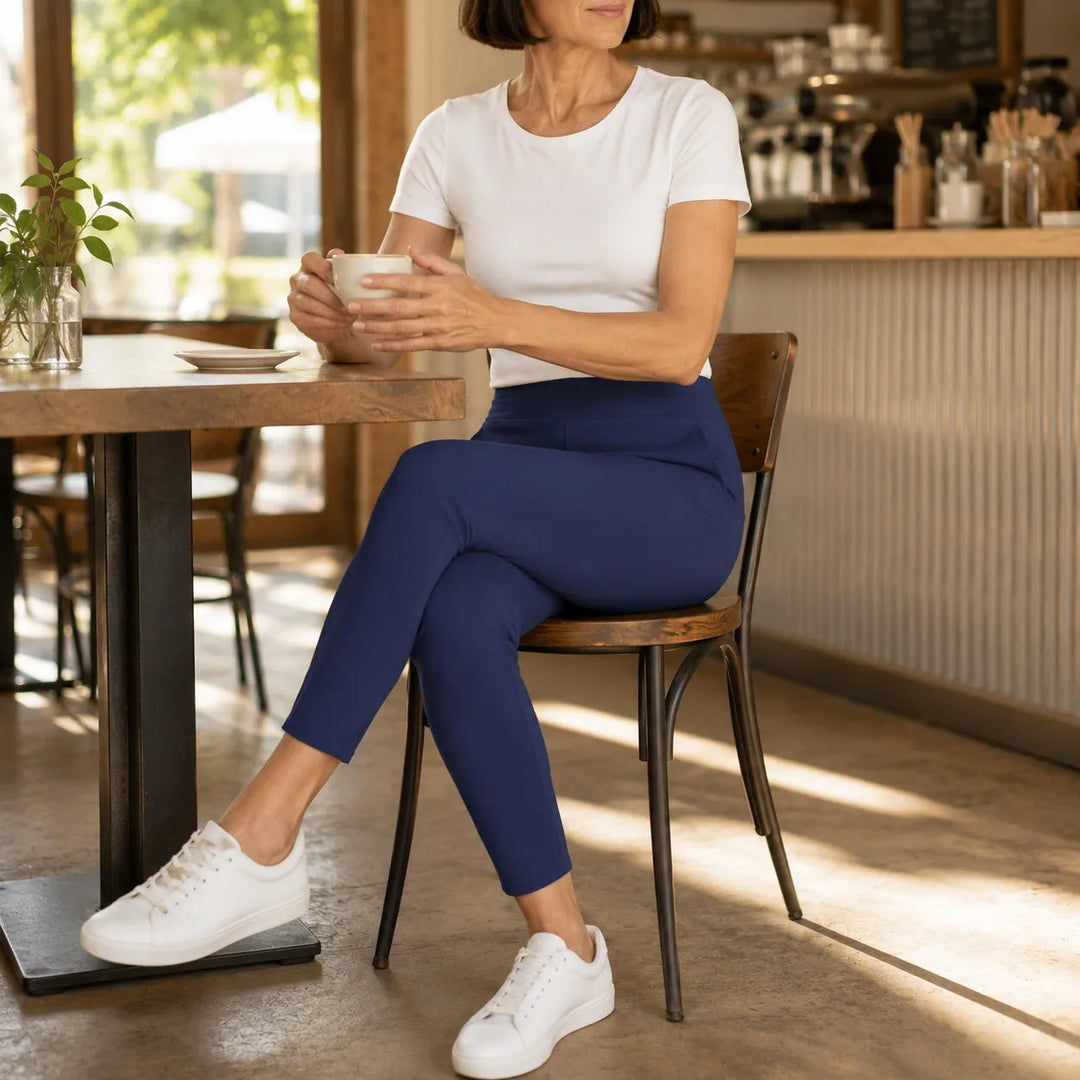 Wearlyn – Byxor 7/8 med hög midja i głębokimi kieszeniami