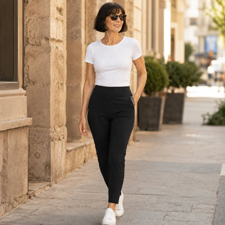 Wearlyn – Byxor 7/8 med hög midja i głębokimi kieszeniami