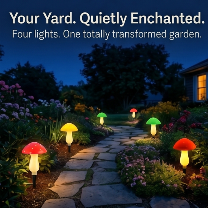 Glowvara – Solarne Grzyby Oświetleniowe för Ścieżek w Ogrodzie
