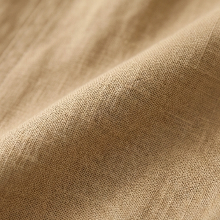 Linara – Byxor Tapered z Bawełny i Lnu