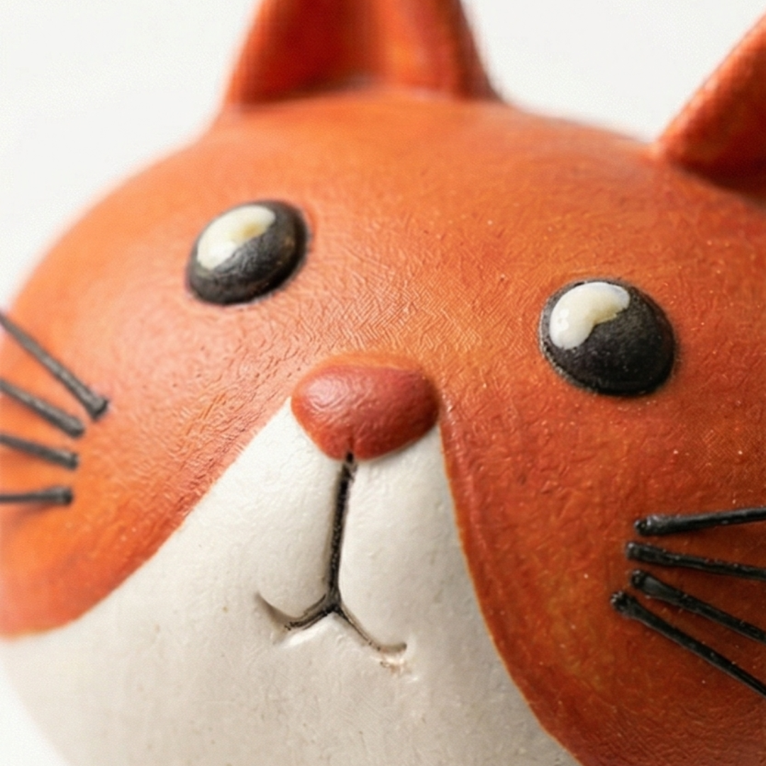 Felina – Handgjord ceramiczny wazon på kwiaty i form av katt