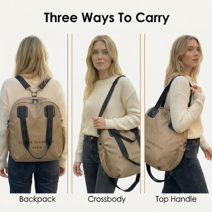 Carryé – Dam plecak nylonowy 3-w-1