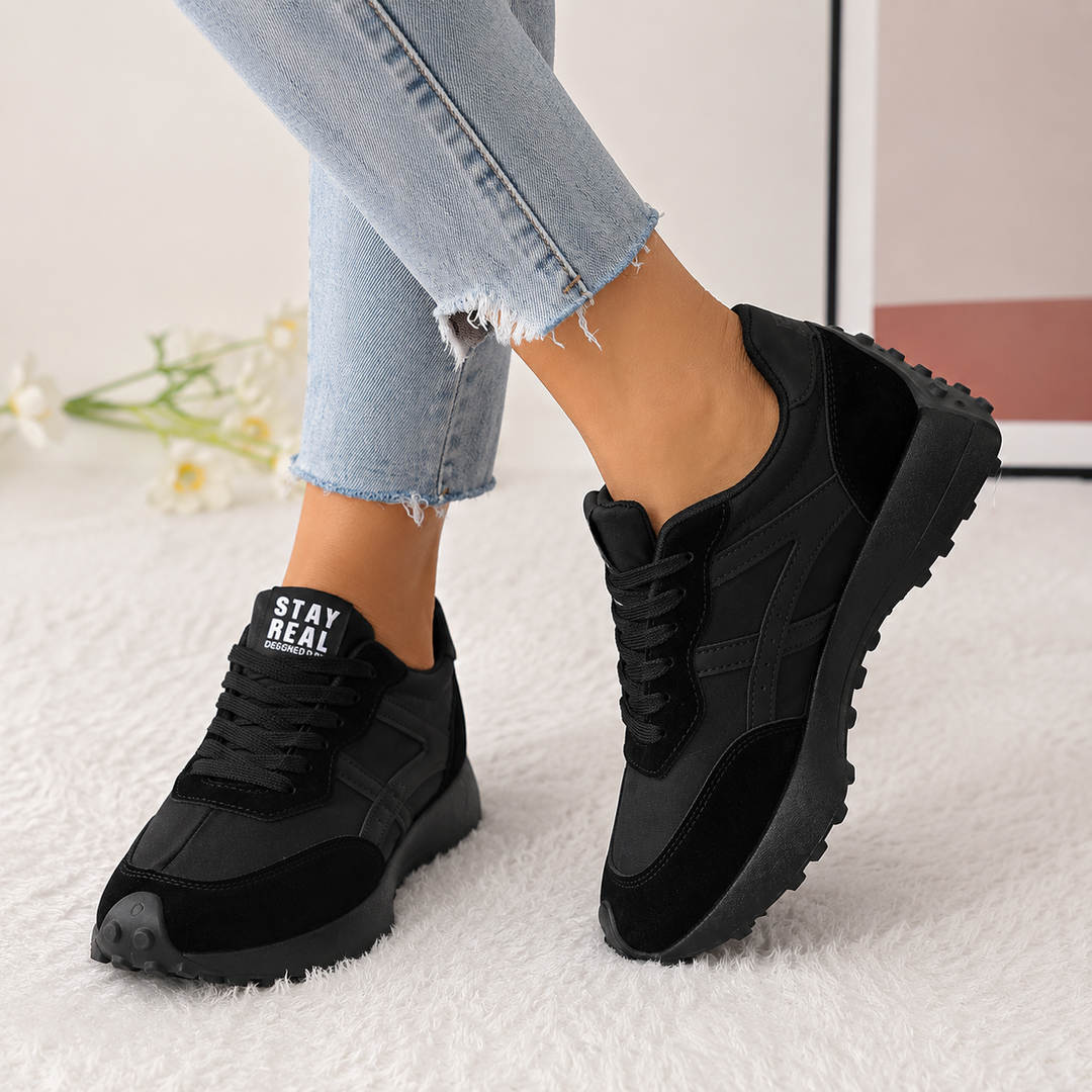 Solenne – Płaskie, Nieslizgające Sneakers Chunky