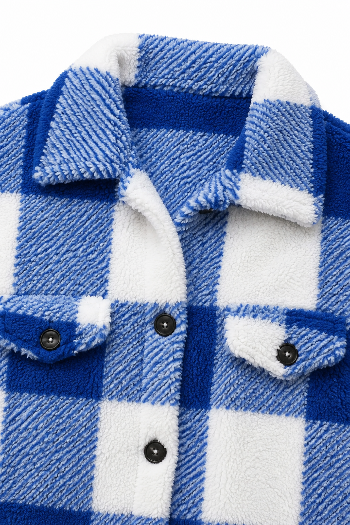 Wearbella – Skjorta w kratę z knappar framtill