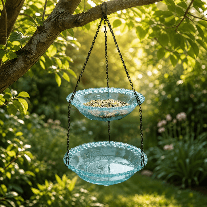 Avielle – Vintage Wiszący Karmnik dla Ptaków i Kąpiel