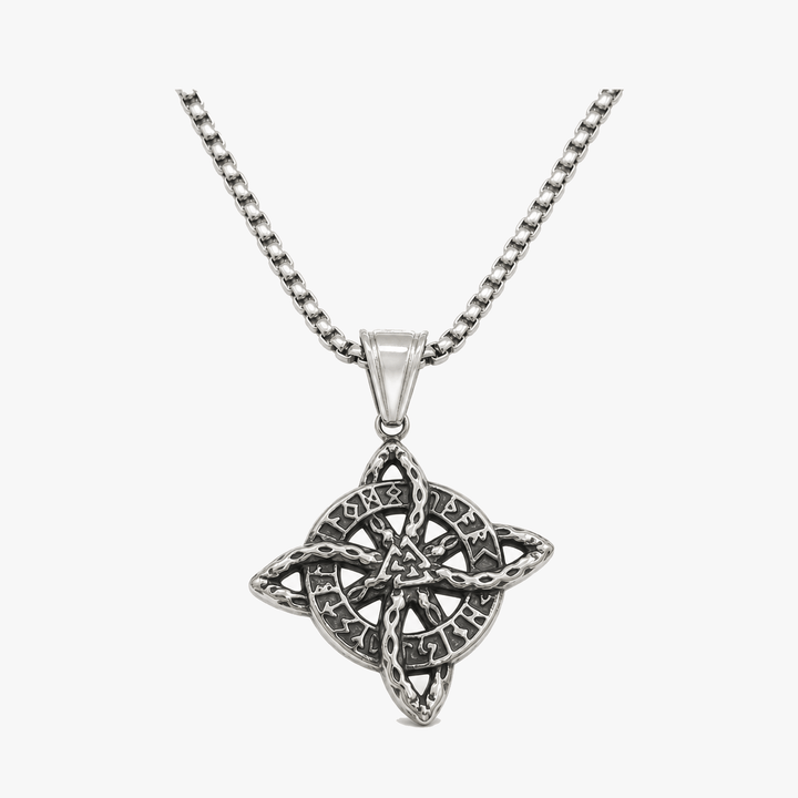 Elowen – Halsband z Kristall Celtickim Węzłem