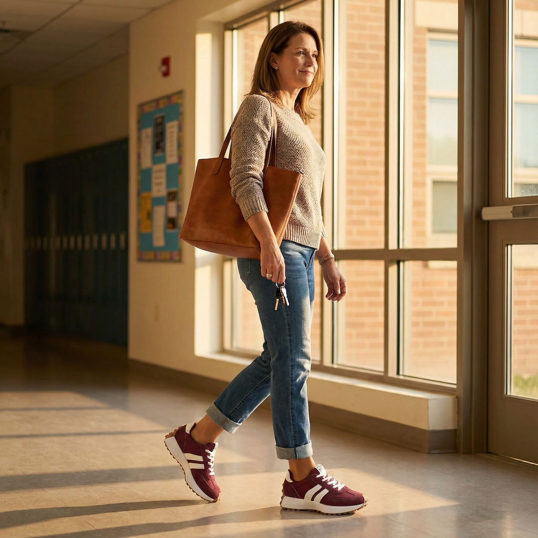 Velora - Retro mocka sneakers dla komfort hela dagen