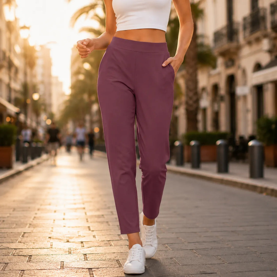 Wearlyn – Byxor 7/8 med hög midja i głębokimi kieszeniami