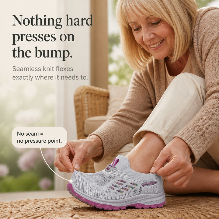 Flexwell – Elastiska Sneakers Slip-On w Szerokim Storlekze