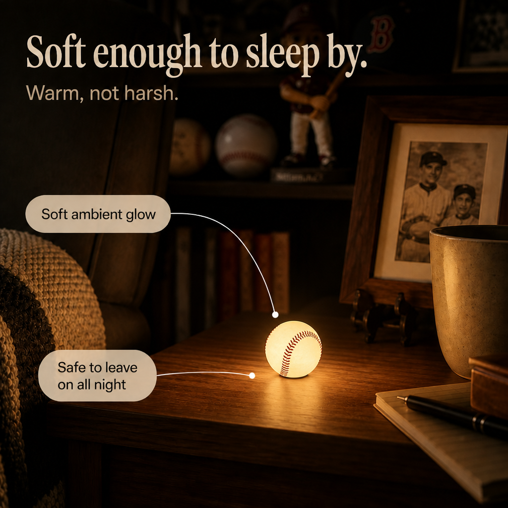 Home Plate Glow – Natt Lampa i form av Bazy Baseballowej