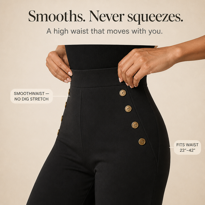Smoothwaist – Byxor z vida ben z ukrytymi panelami