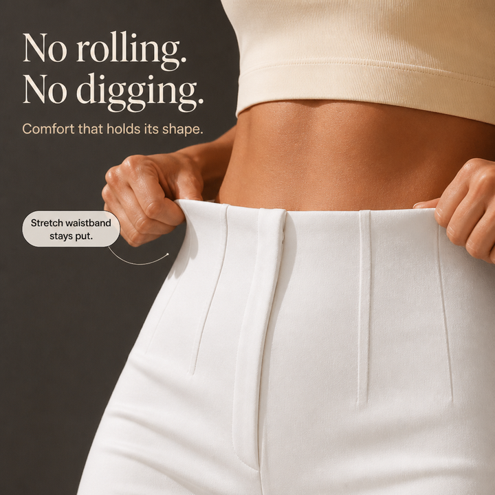 Holdline – Byxor med hög midja, vida ben