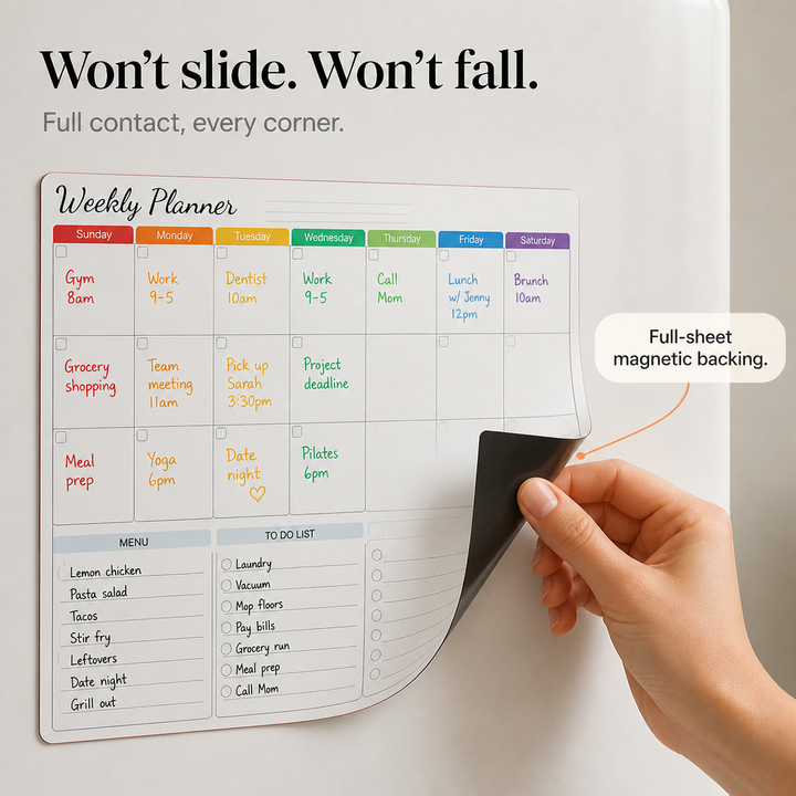 Fridgekeeper – Set magnesów på lodówkę z trzema tablicami