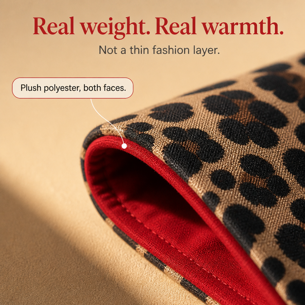 Wearbella – Odwratumny kappa z nadrukiem w leopardmönster