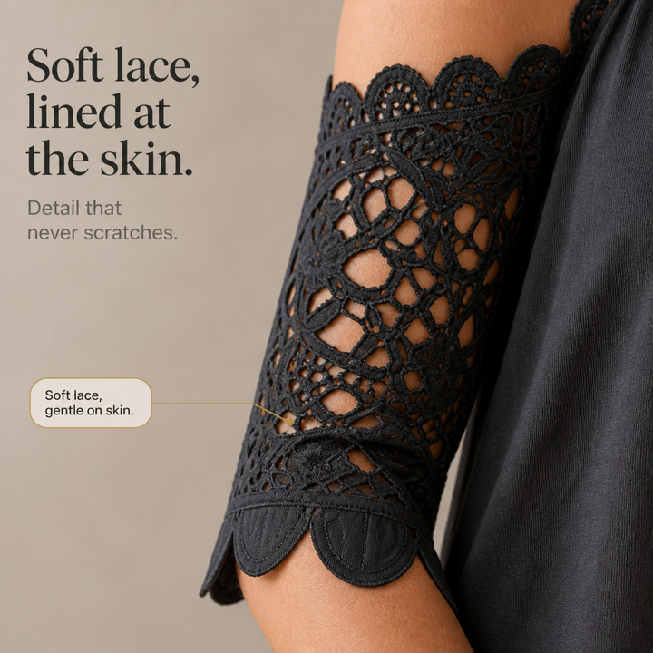 Wearbella – Top z koronkowymi ręKaffemi typu cold-shoulder i dragkedja baktill