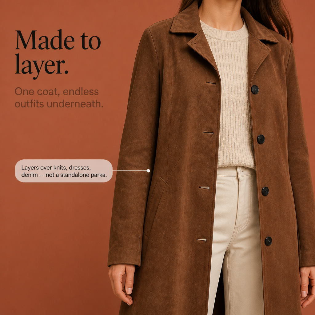 Draperie – Suede Trench, Som Rör Sig Tillsammans z Dig, a Inte Wokół Dig