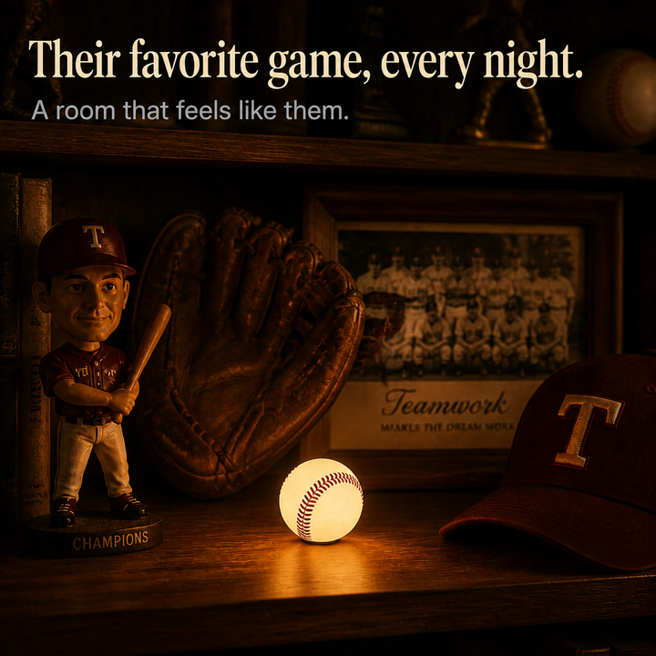Home Plate Glow – Natt Lampa i form av Bazy Baseballowej