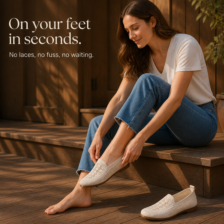 Widloom – Sneakers Slip-On z Szerokim Tå