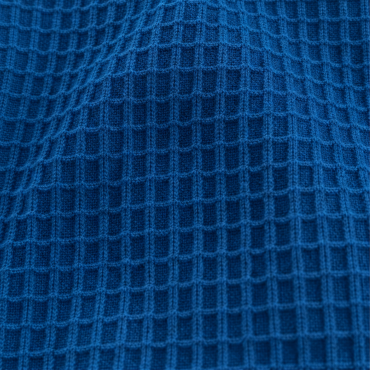 Drapella – Asymetryczny Top z Waffle Knit z Krzyżującym Sig Dołem