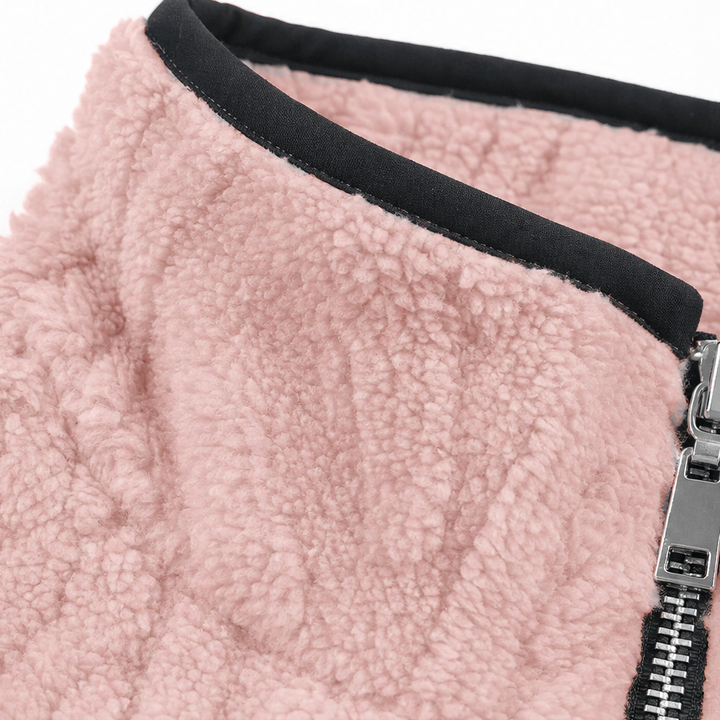 Lunelle – Pluszowy Polar z Pół-Zipem i Kieszenią Kangurką