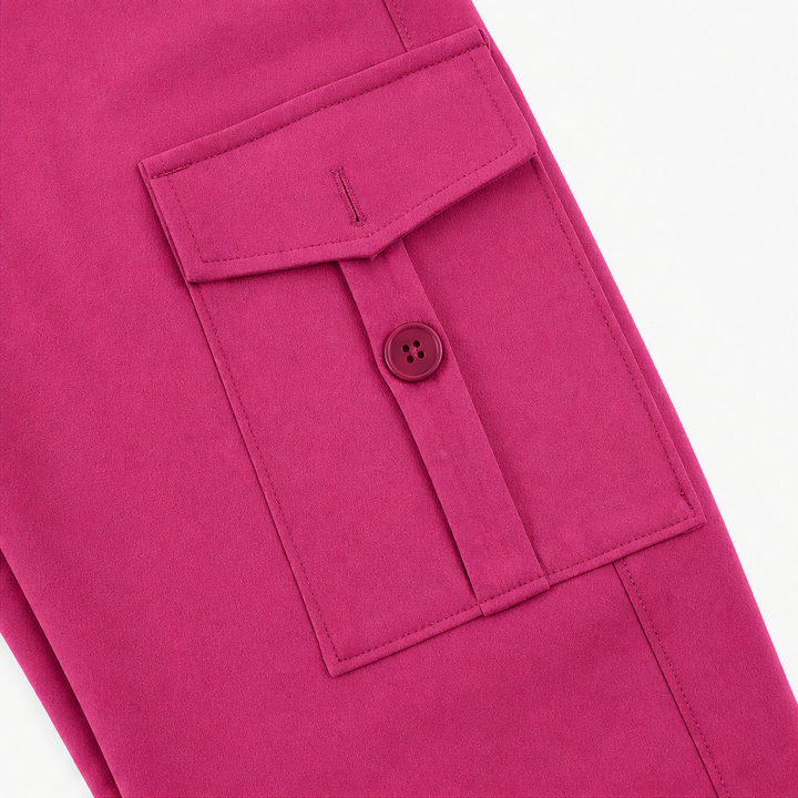Curvana – Legginsy Cargo med hög midja i Marszczeniem