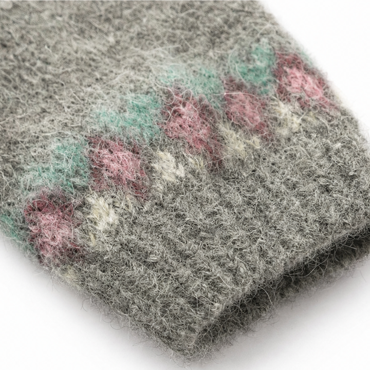 Mayfair Isle – Tröja z okrągłym urringning i wzorem Fair Isle